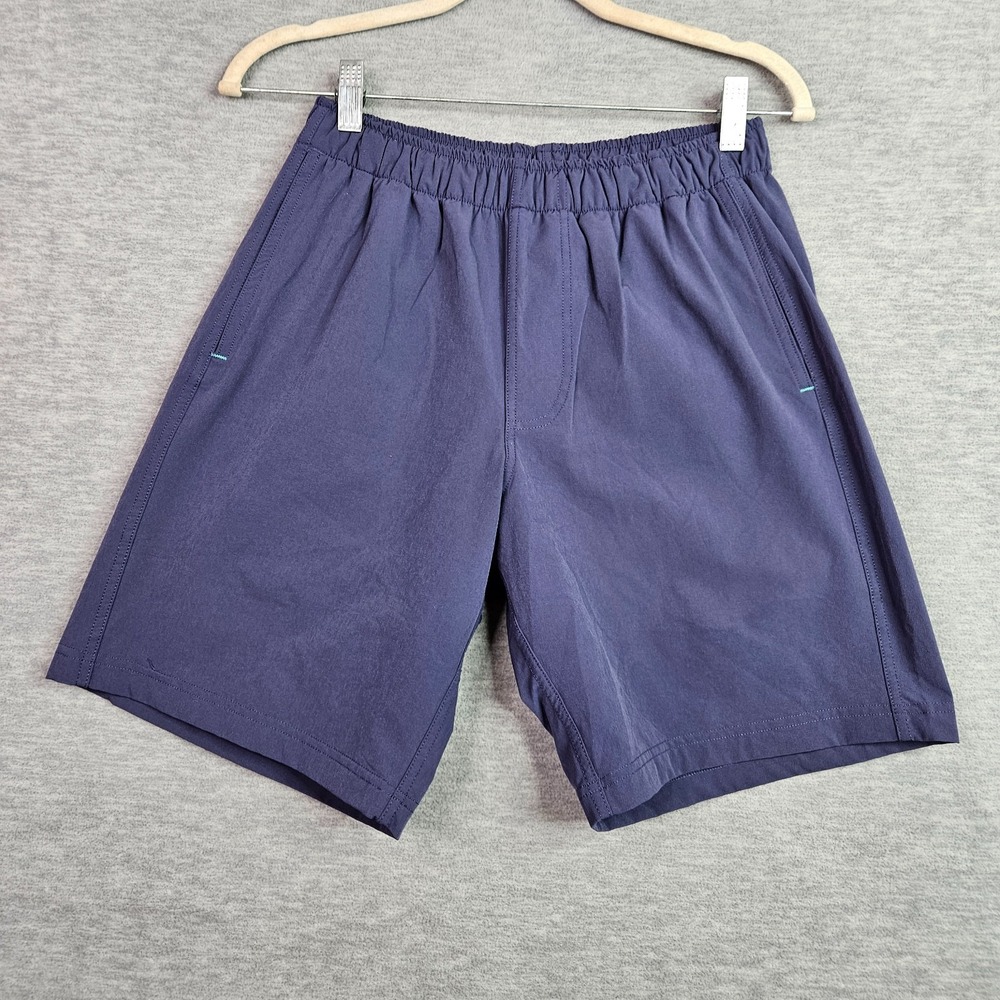Myles Shorts Men's Size M Navy Athletic Performance Unlined Stretch Training